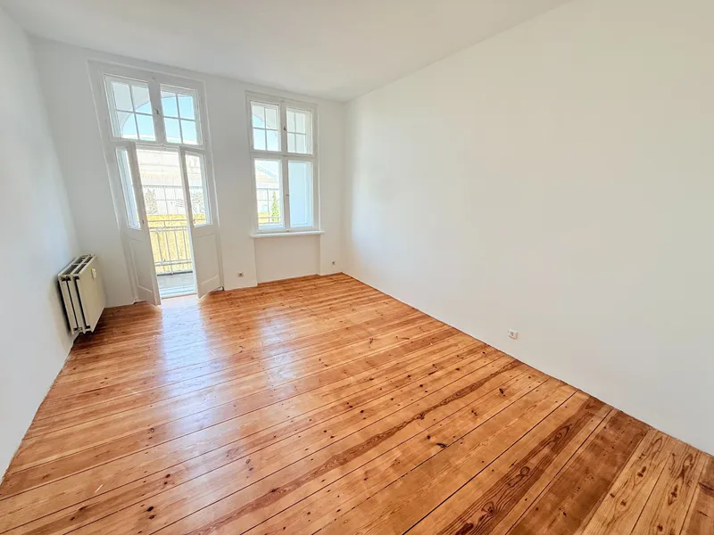 Schöne Pärchen-Wohnung am Volkspark! **Balkon** — photo 1